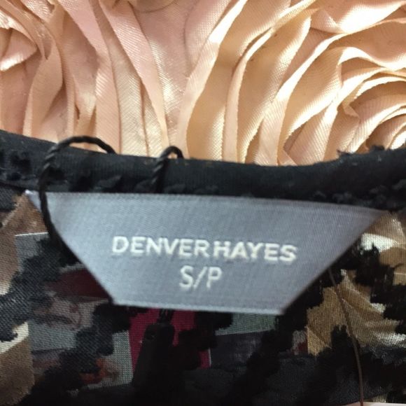 NWT 💟 Denver Hayes Black Top/Blouse - Picture 7 of 10